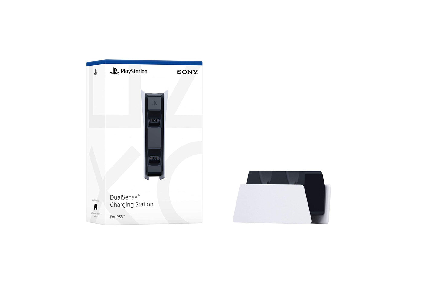 Playstation DualSense 9374107 Laddningsstation, Svart, Vit, 12 x 9 x 19 cm