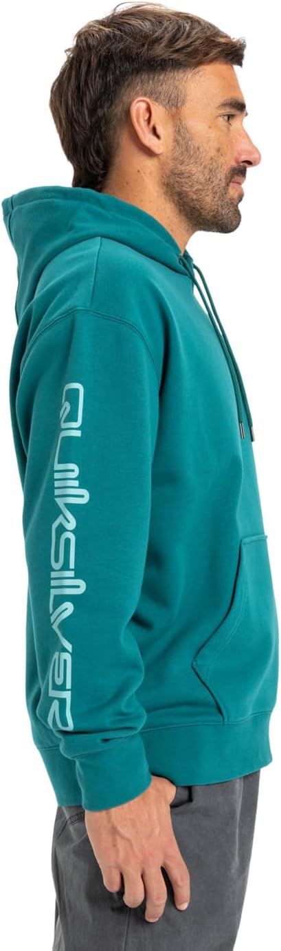 Quiksilver herr Omni Logo Hoodie Pullover-tröja (1-pack)