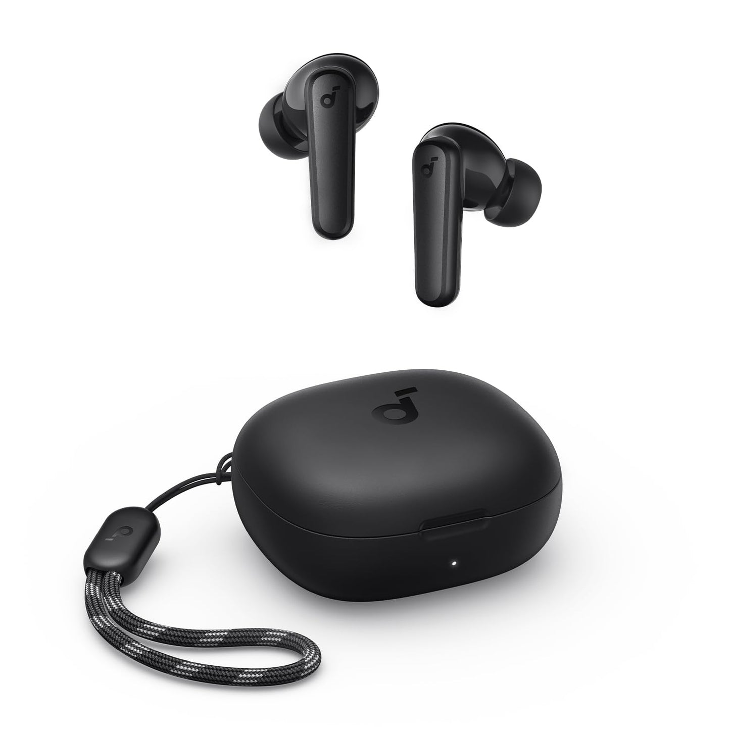 Anker-soundcore P20i äkta trådlösa öronsnäckor, 10 mm drivrutin, med stor bas, Bluetooth 5.3, 30 h speltid, IPX5 vattentät, 2 mikrofoner för tydliga AI-samtal, 22 inställda EQ, anpassning via app