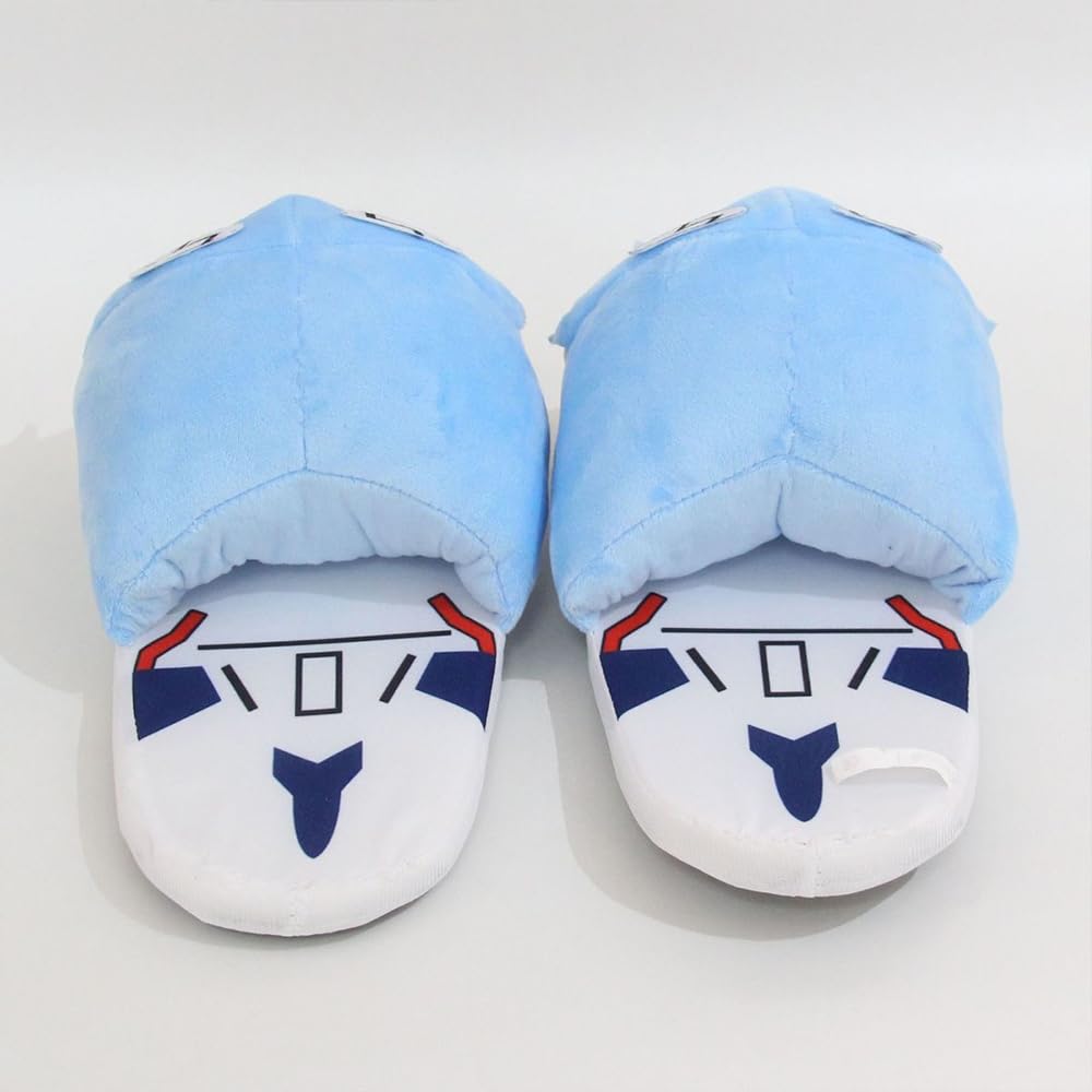 DEXSHUN Ayanami Rei Anime tofflor söt tecknad unisex bomullstofflor hem casual tofflor höst vinter varma tofflor