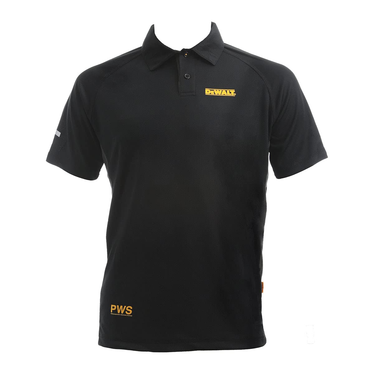 DEWALT - Rutland Performance pikétröja, Svart, L