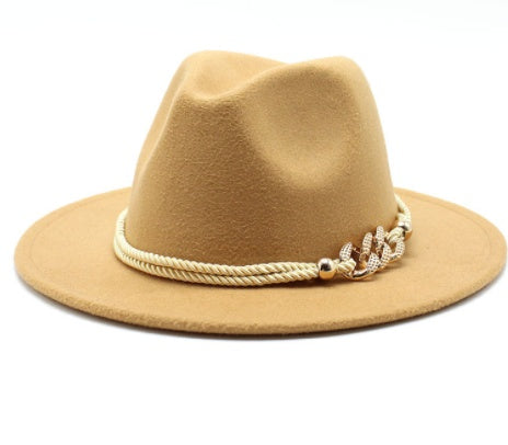 Women's Autumn And Winter British Style Jazz Hat