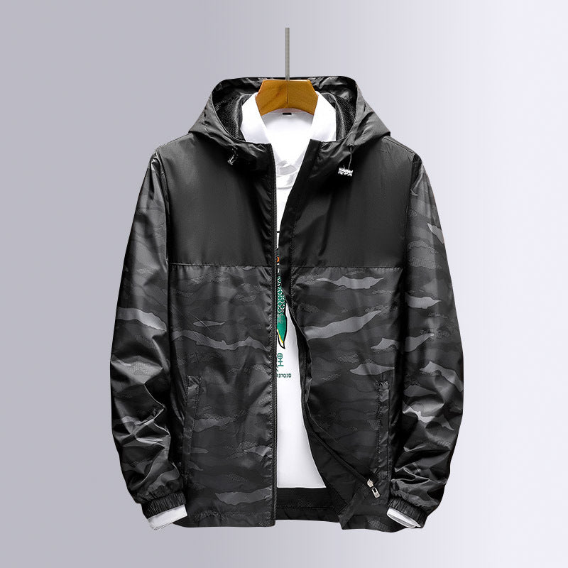 Trendy Jacket Casual Sports Camouflage Windbreaker