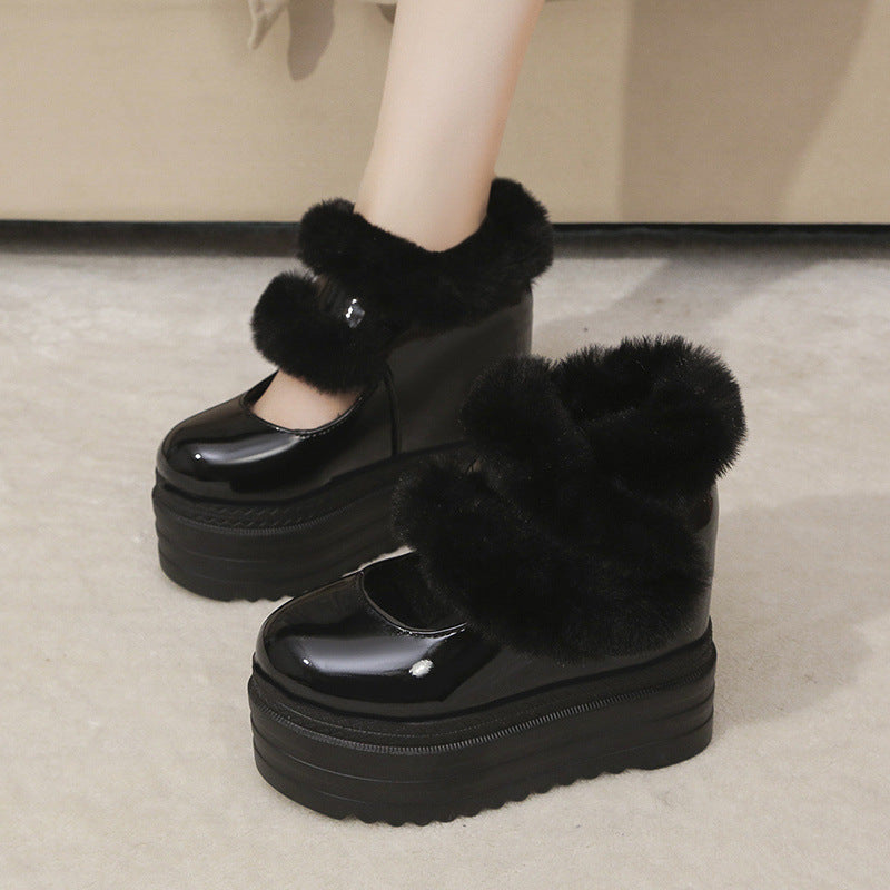 Platform All-matching Sweet Super High Heel Women's Fashion Shoes