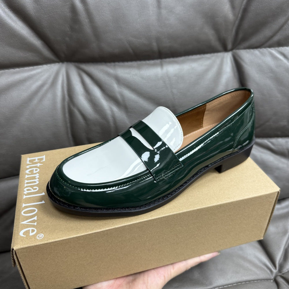Leather Slip-on British-style Casual Loafers Shoes