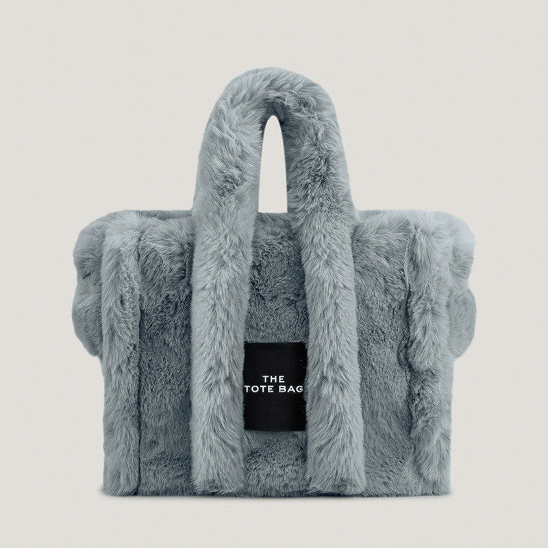Plush Handheld Women's Bag Simple Plush
