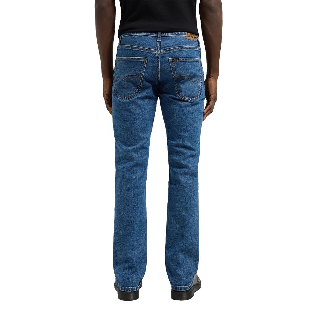 Lee herrjeans Brooklyn straight, klassisk rak passform, raka ben, belmont, 32W / 34L