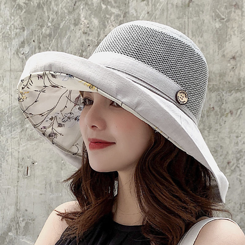 Summer Bucket Hat Women's UV Protection Big Brim Sun Hat