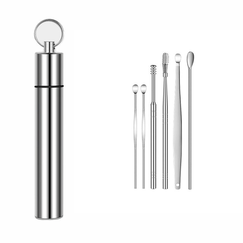 Stainless Steel Spiral Ear Pick Tool Set