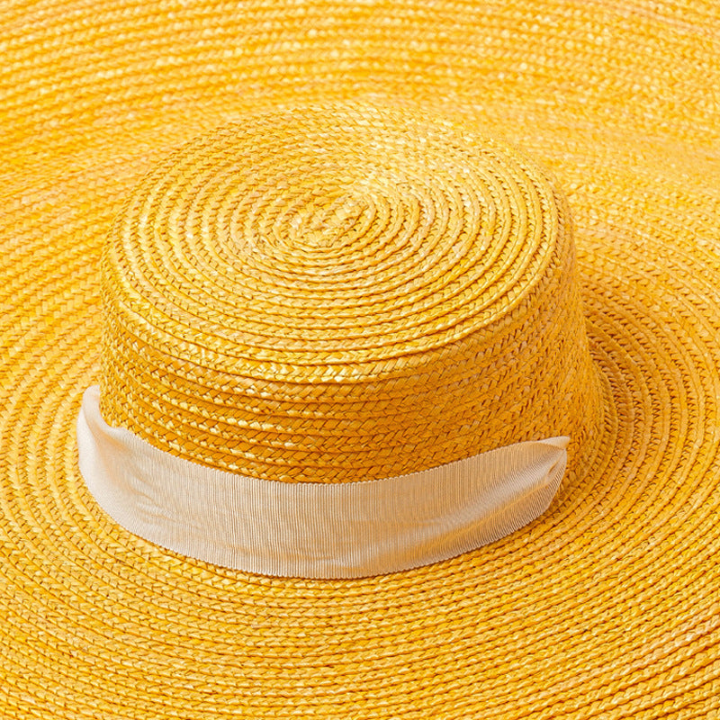 Women's Fashion Temperament Large Brim With Straw Hat