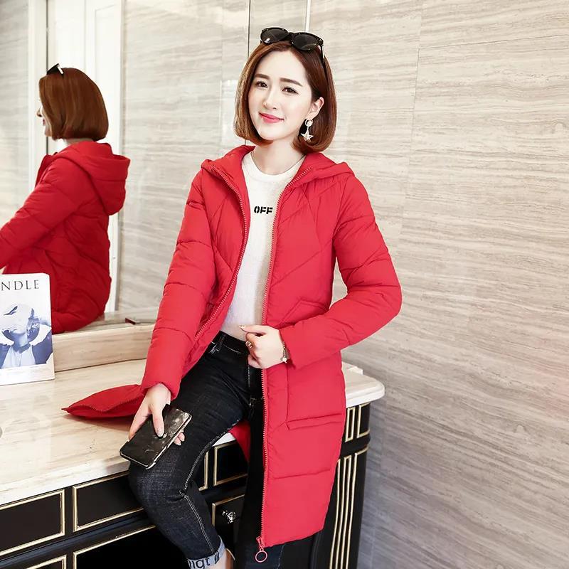Women's Mid-length All-match Slim Down Padded Jacket