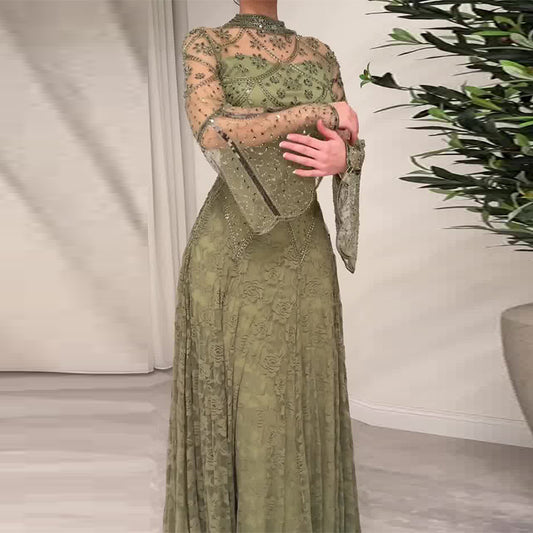Womens Fashionable Cinched Mesh Patchwork Dress