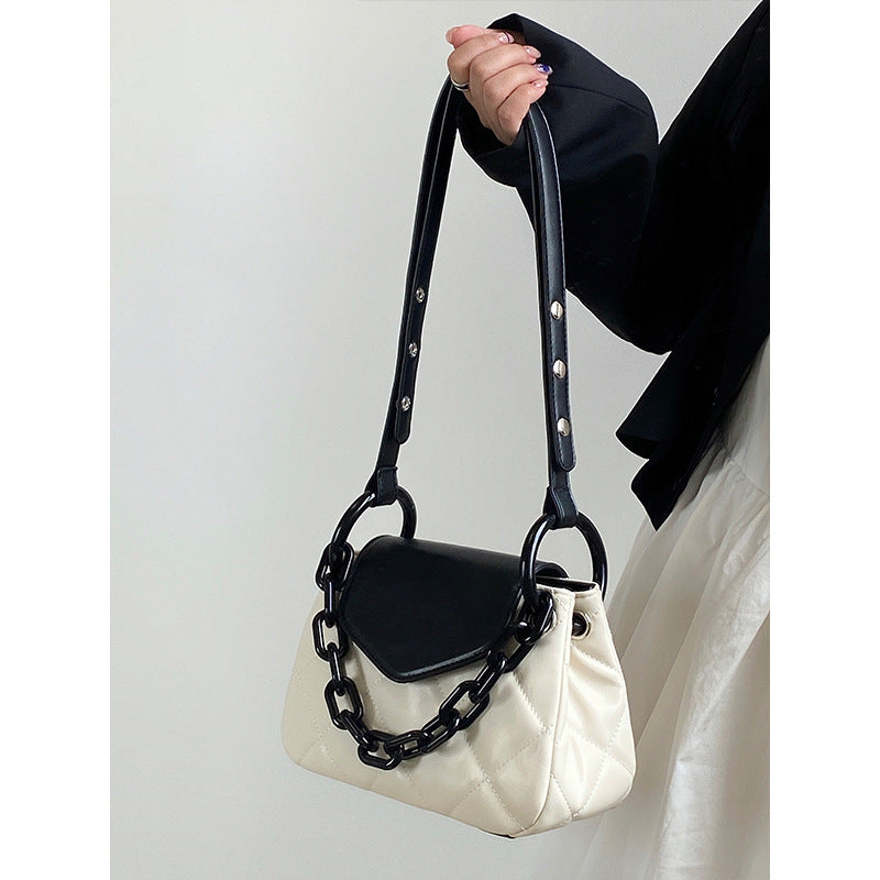 Women's One Shoulder Chain Small Square Bag