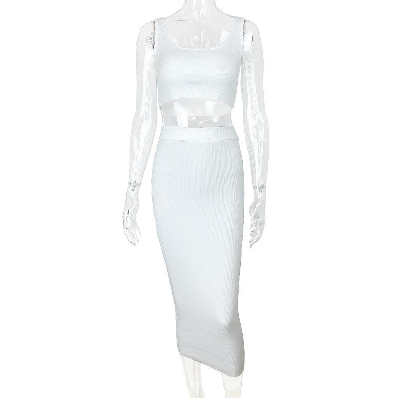 The New Dress Sexy Vest Two-piece Suit Short Jacket That