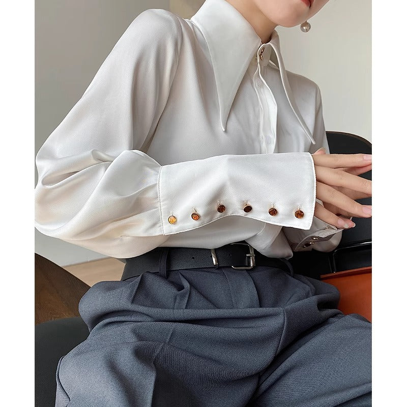 Niche Design Premium Pointed Collar Top