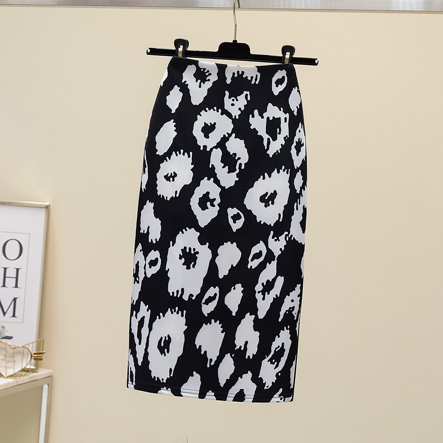 Court Women's Printed Wear Pencil Sheath Skirt
