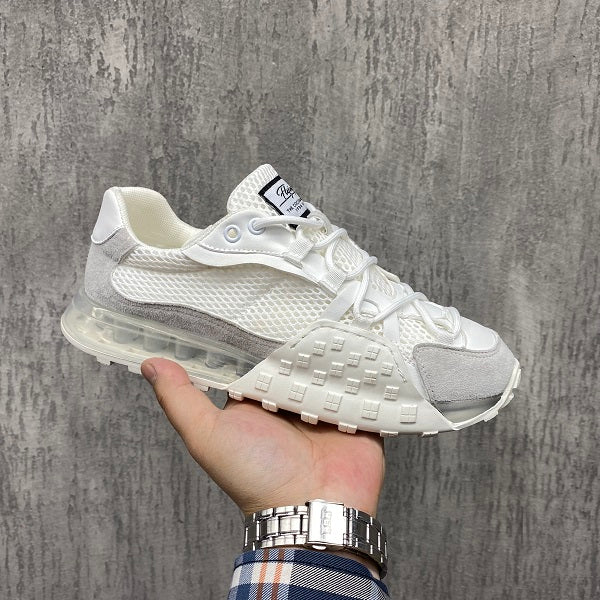 Cushion Soft Sole Fabric Breathable White Shoes