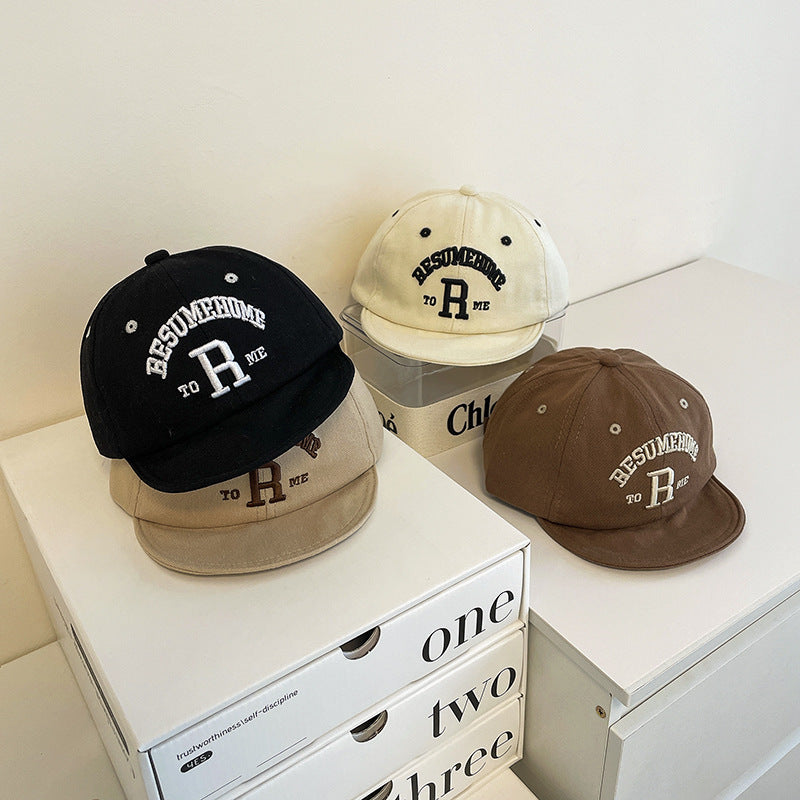 New Ins Soft Brim Letter Embroidered Sunshade Baseball Cap