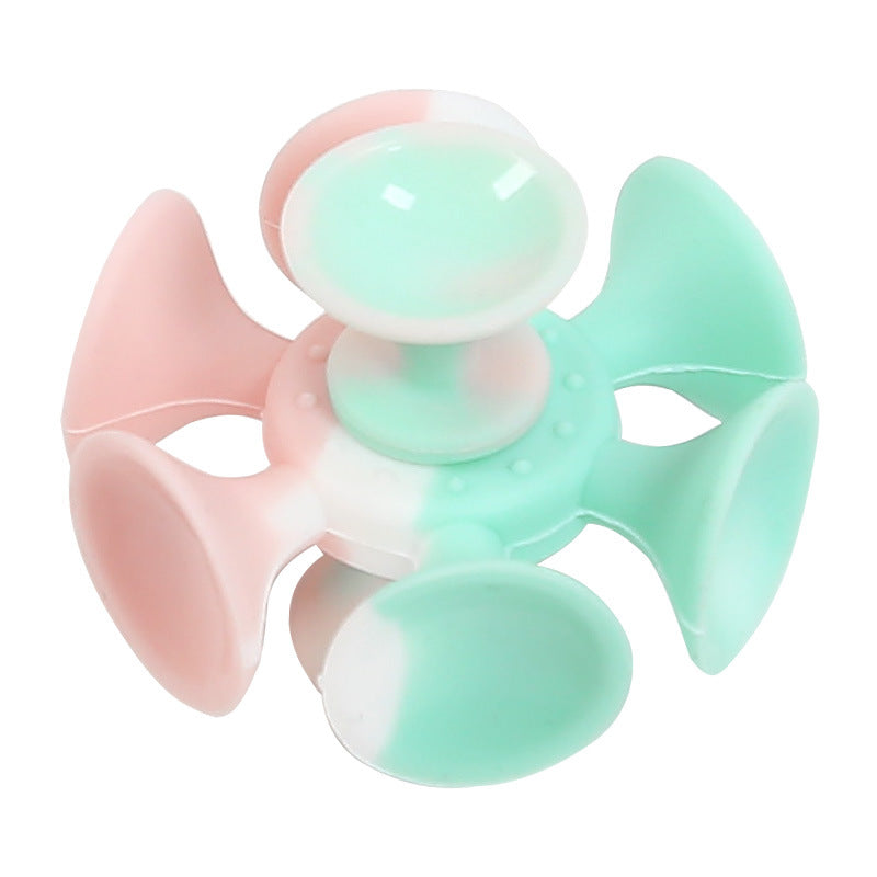 Decompression Silicone Toy Sucker Gyro