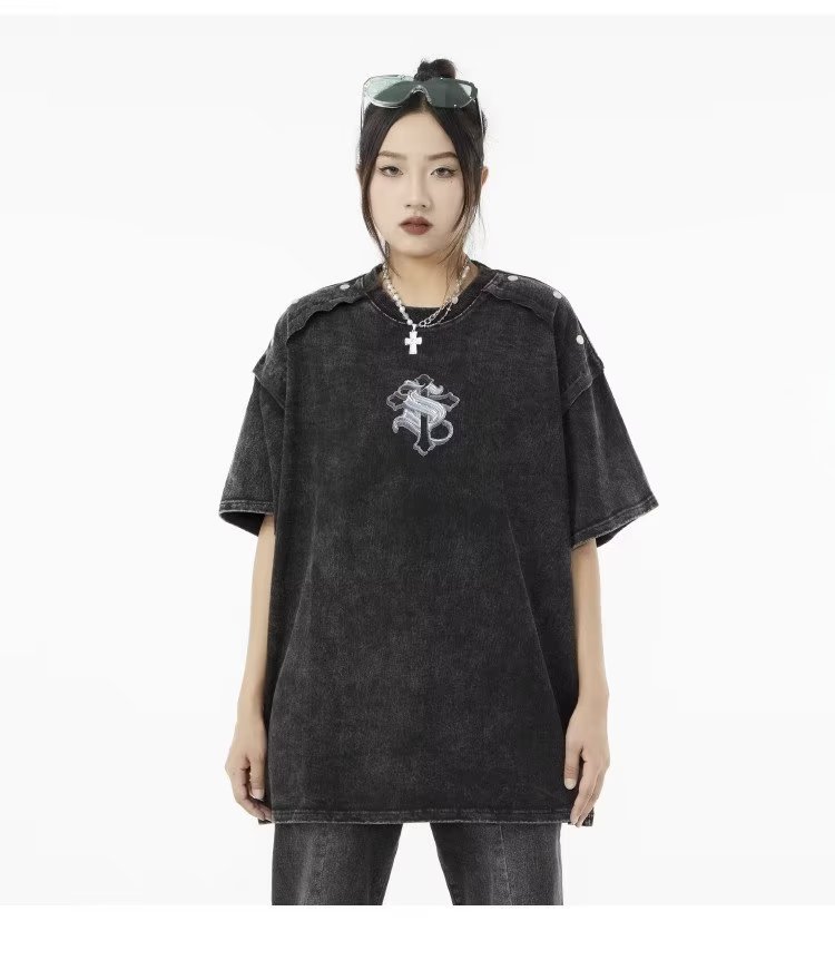 Summer Short Sleeve Lovers Wild T-shirt Letter Print