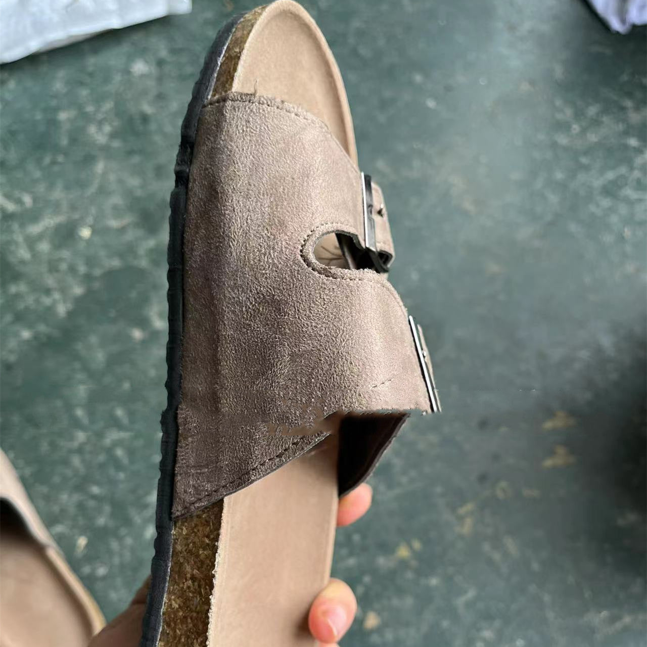 Comfortable Large Size Cork Sandals