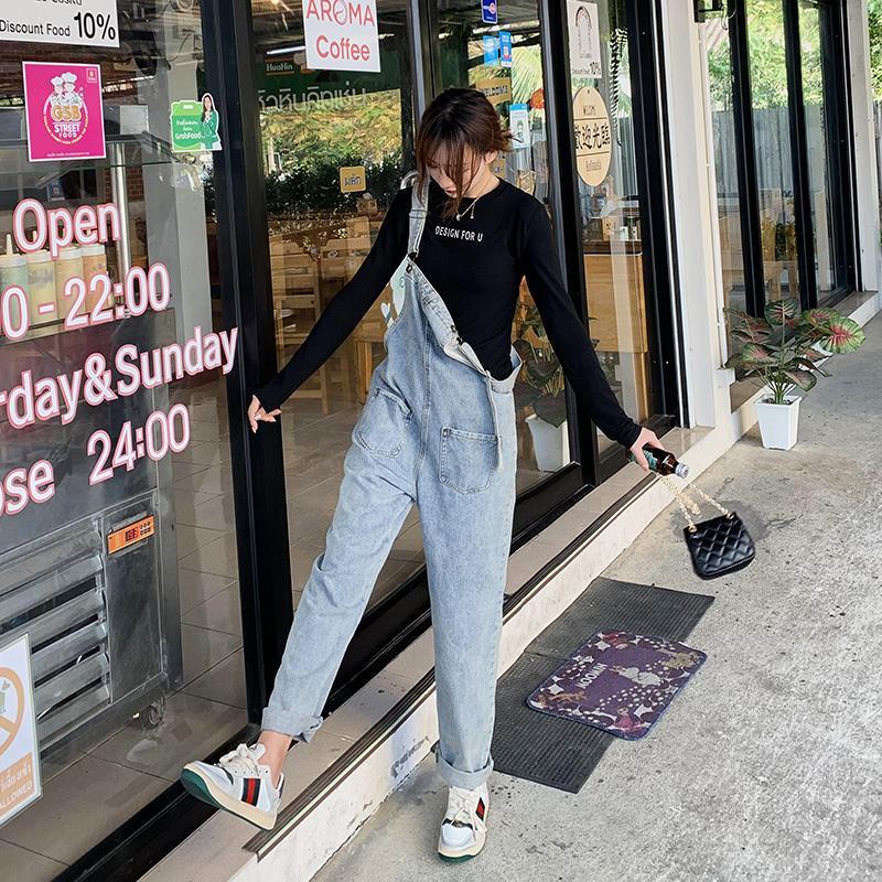 Small Women's Spring Summer Cropped Cowboy Siamese Pants