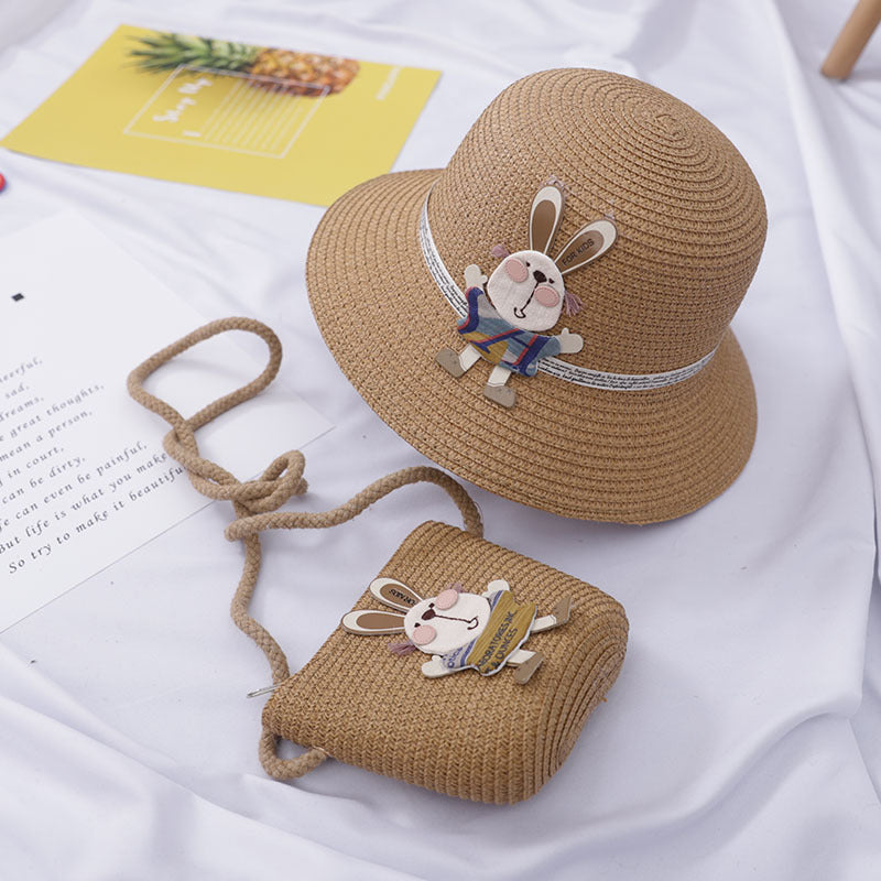 Summer Baby Girl Cute Beach Hat Bag