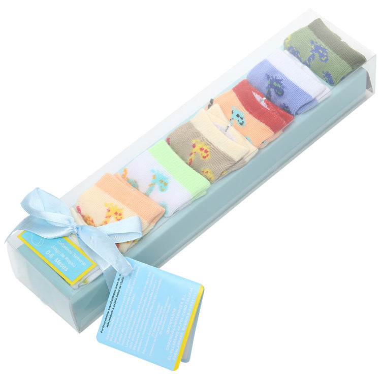 Breathable Sweat Absorbent 7th Children's Socks Cotton Letters