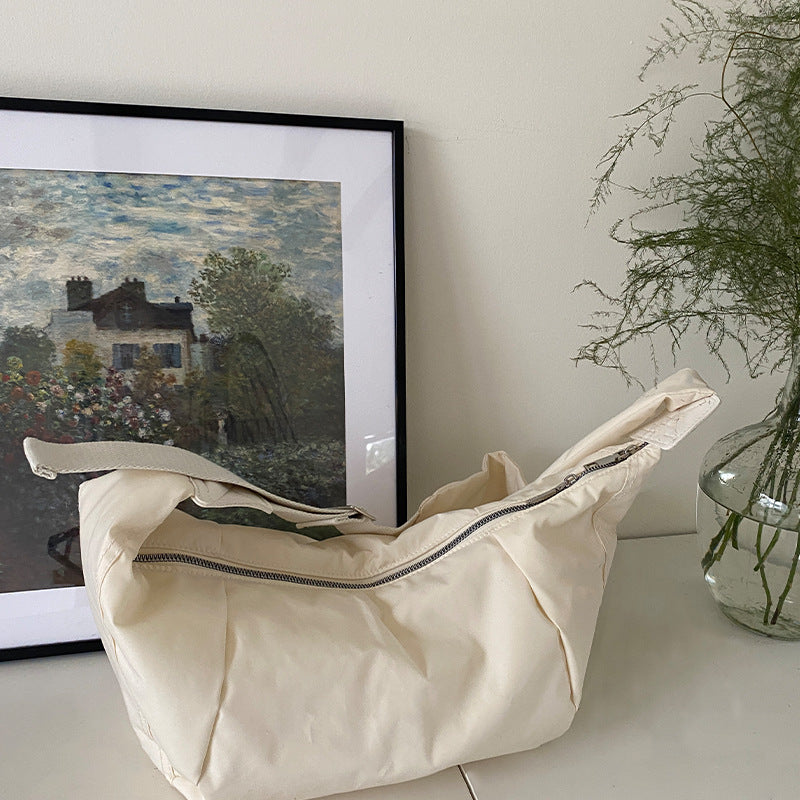 Large Capacity Dumpling Down Cotton Casual Simple All-match Shoulder Bag