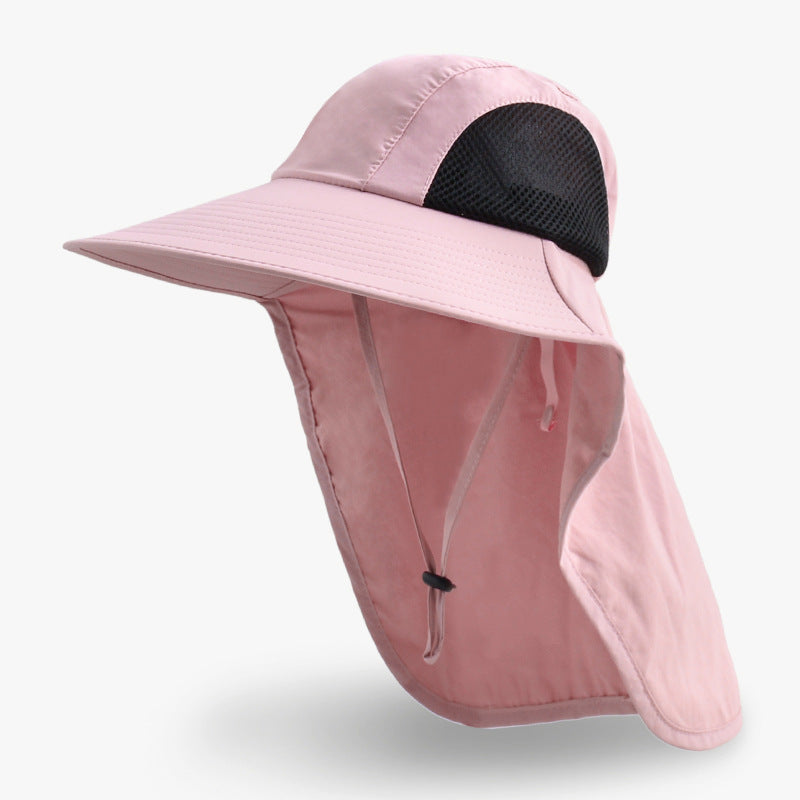 Mesh Breathable Big Brim Summer Outdoor Sunshade Sun Protection Hat Children
