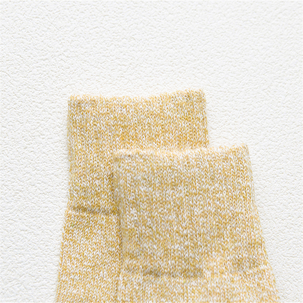 Autumn And Winter Thickened Keep Warm Pure Color Parallel Women's Socks