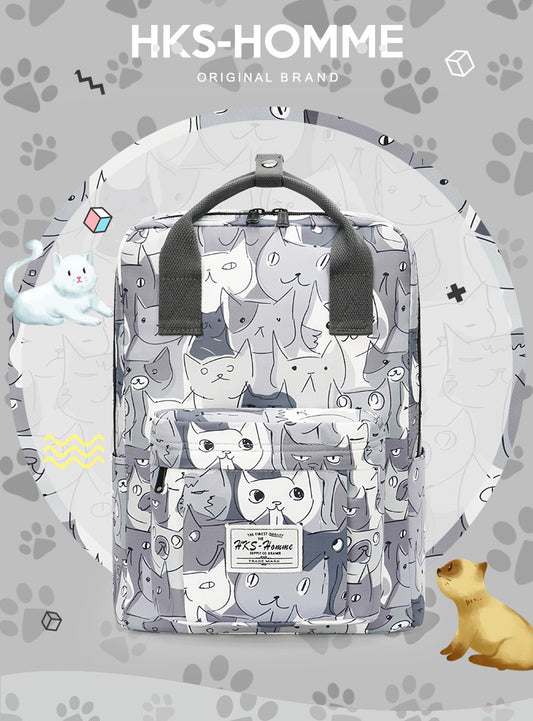 Printed Hand-carrying Female College High School Student Computer Large Capacity Travel Bag