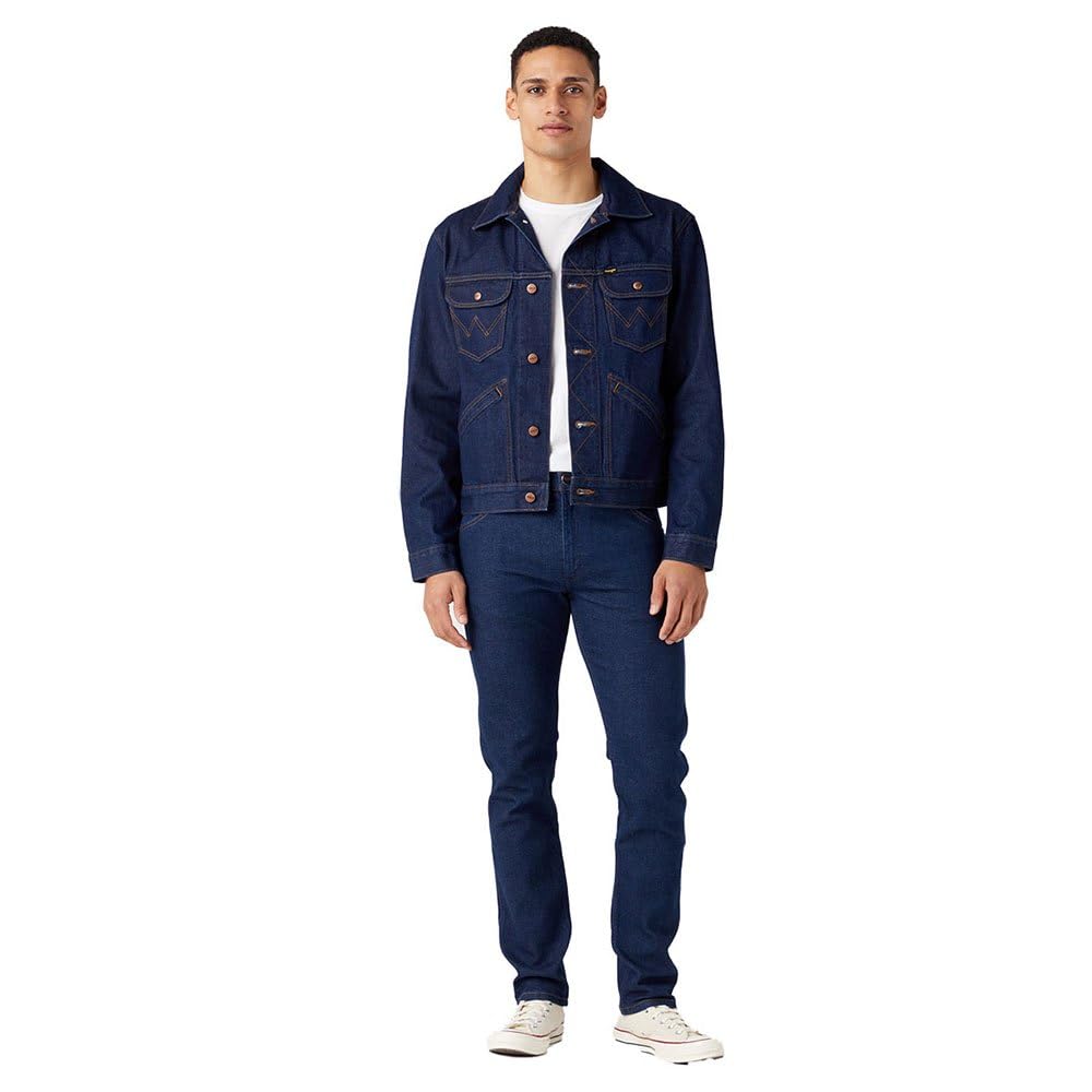 Wrangler Denim jacka för män, Skölj, M