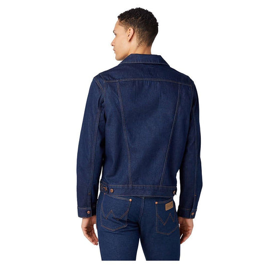 Wrangler Denim jacka för män, Skölj, M