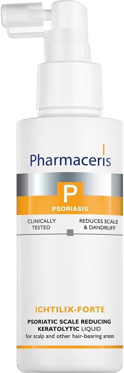 ICHTILIX-FORTE – medel för huvud psoriasis spray för hårbottenbehandling vid psoriasis och eksem | hårbottenvård | lindrar klåda och lätt inflammation 125 ml