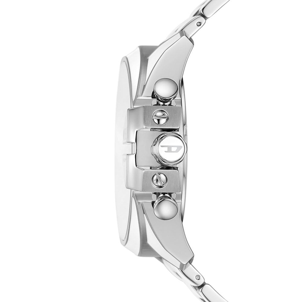 Diesel Mega Chief-klocka för män, Chronograph-urverk med armband i rostfritt stål