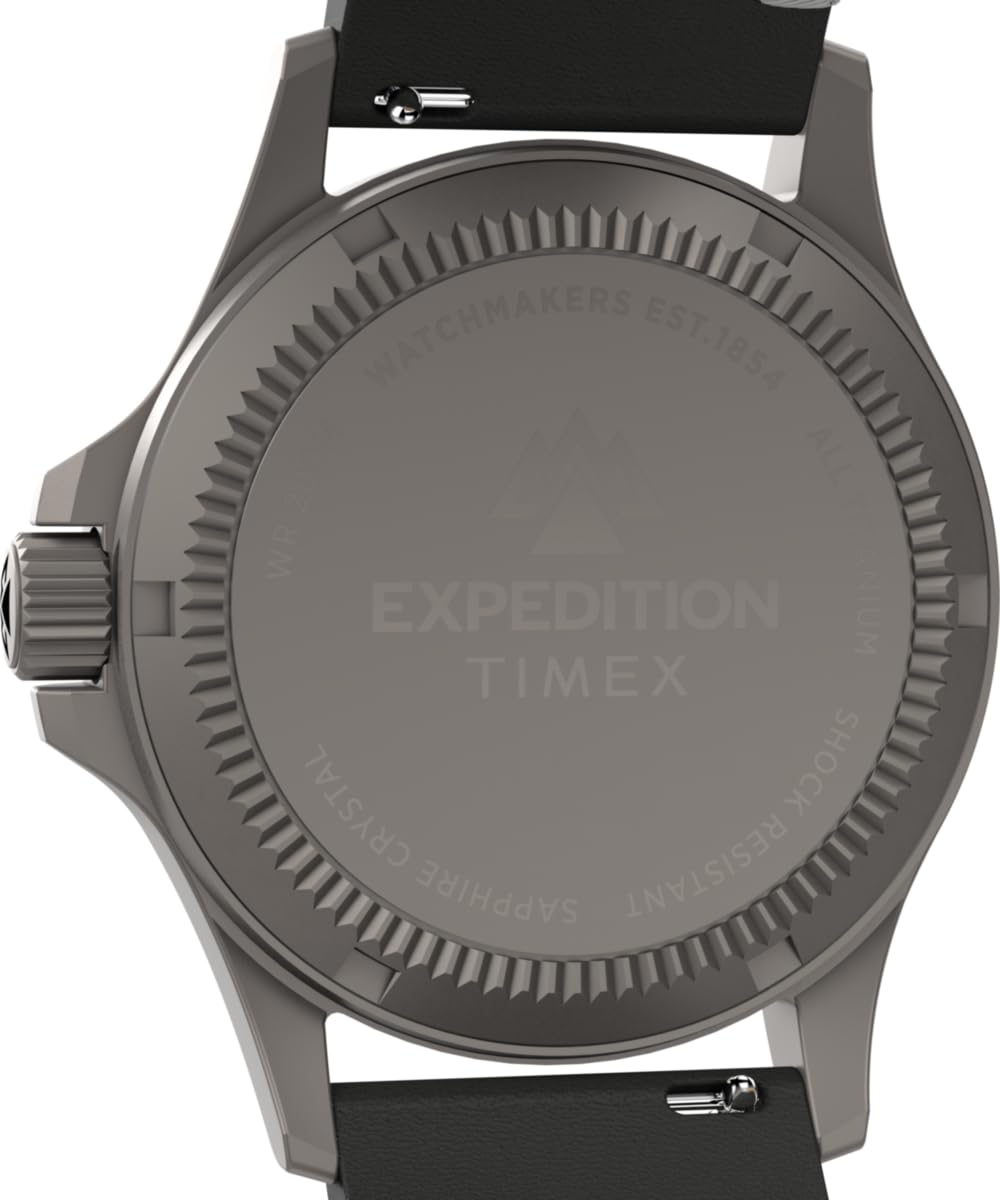 Timex Män analog kvarts armbandsur Expedition North Field Post, svart, Rem