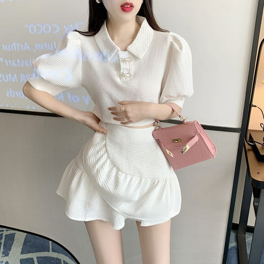 Summer Light Mature-style Sweet Womens Outfit With A Hong Kong Vibe