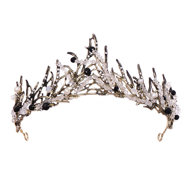Children's Crown Tiara Princess Baroque Vintage Crystal