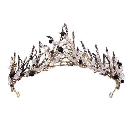 Children's Crown Tiara Princess Baroque Vintage Crystal
