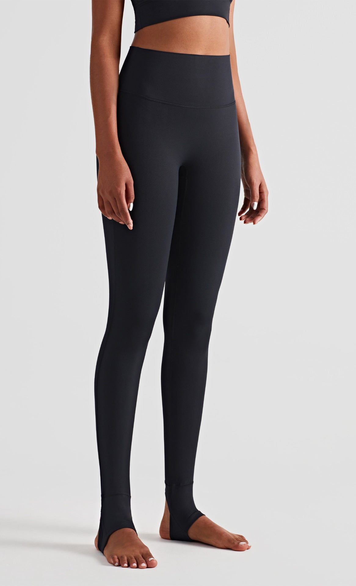Siamese Foot High Waist Slimming No T Peach Fitness Pants