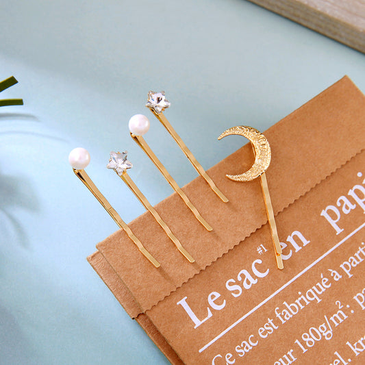 Moon Hairpin Bangs Clip