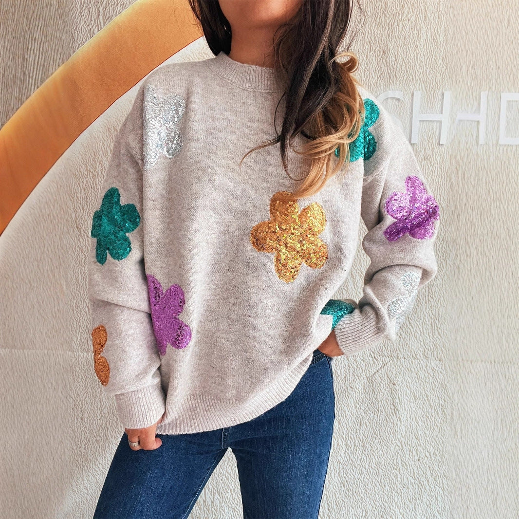 Casual And Sweet Knitwear Loose And Warm Women's Sweater