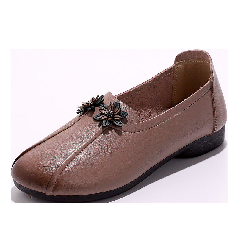 Comfortable Soft Mom Shoes Retro Ethnic Style For Middle-aged And Elderly