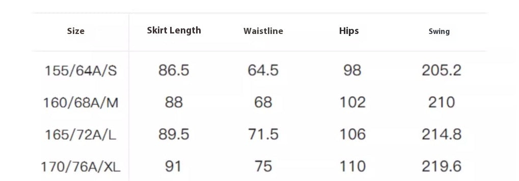 Fishtail Elastic Waist Skirt A- Line