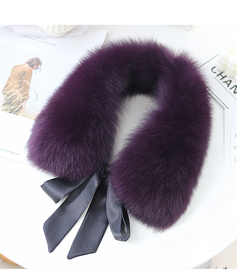 Ladies Winter Detachable Fur Collar