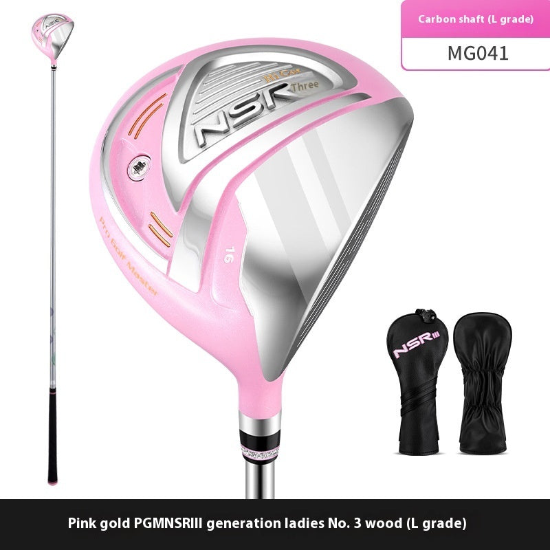PGM Golf Club Ladies No 1 WoodNo 3No 5 Serve Wood Rod Titanium No 1 Carbon Rod High Rebound