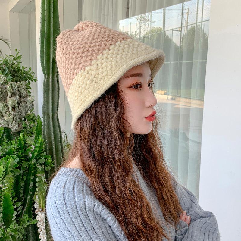 Women's Niche Designer Bucket Wool Hat