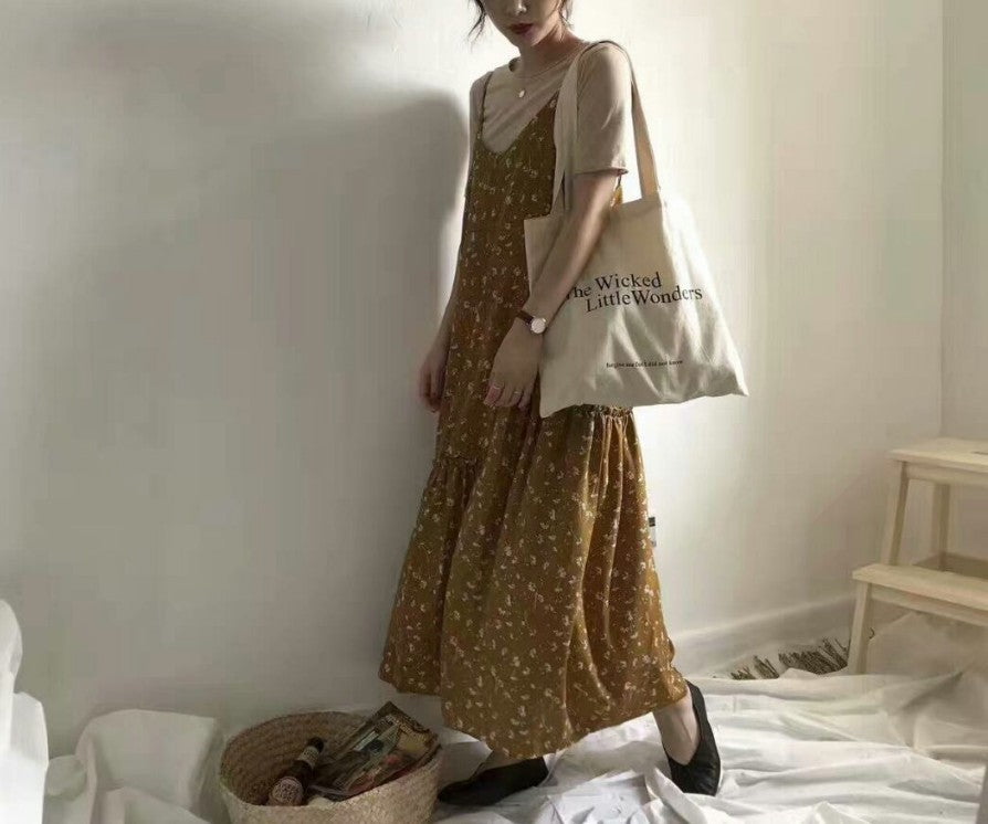 Fashion Simple Women's Printed Canvas Bag