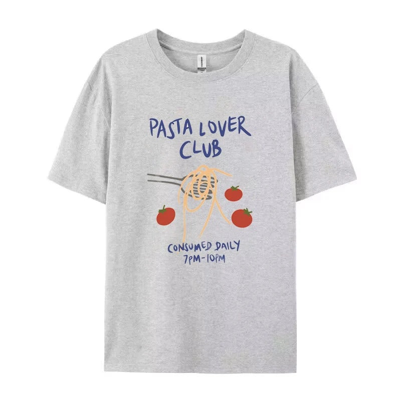 Women Retro Graphic Tee Fruit Print Crew Neck Short Sleeve
